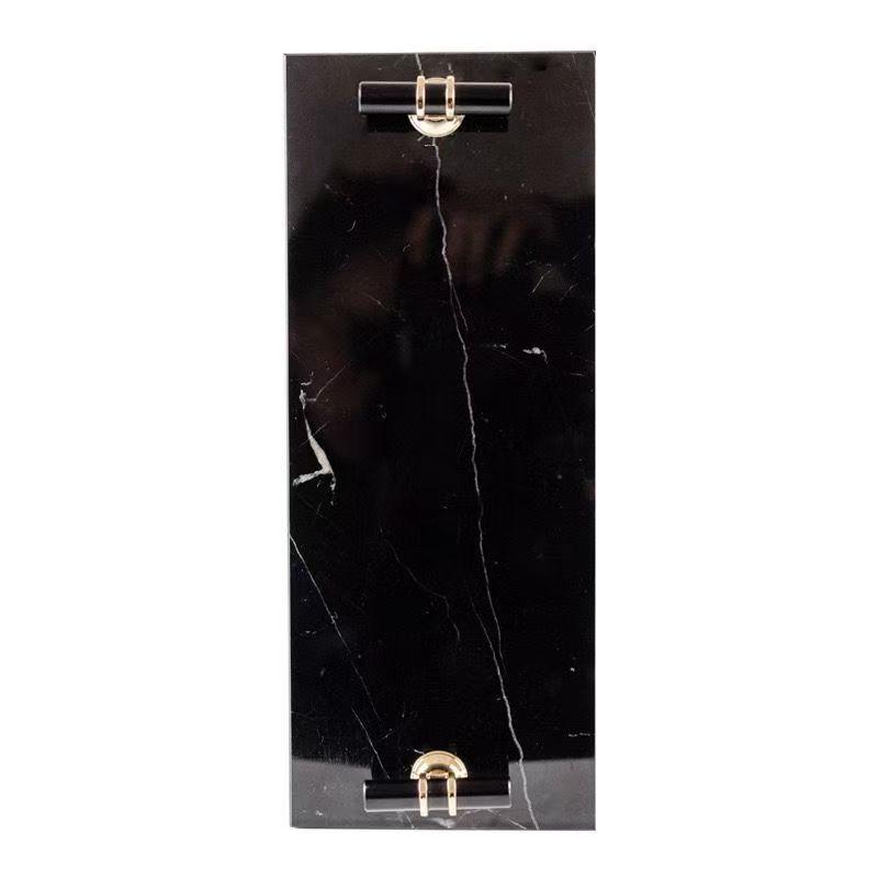 Slim Glossed Marble Platter