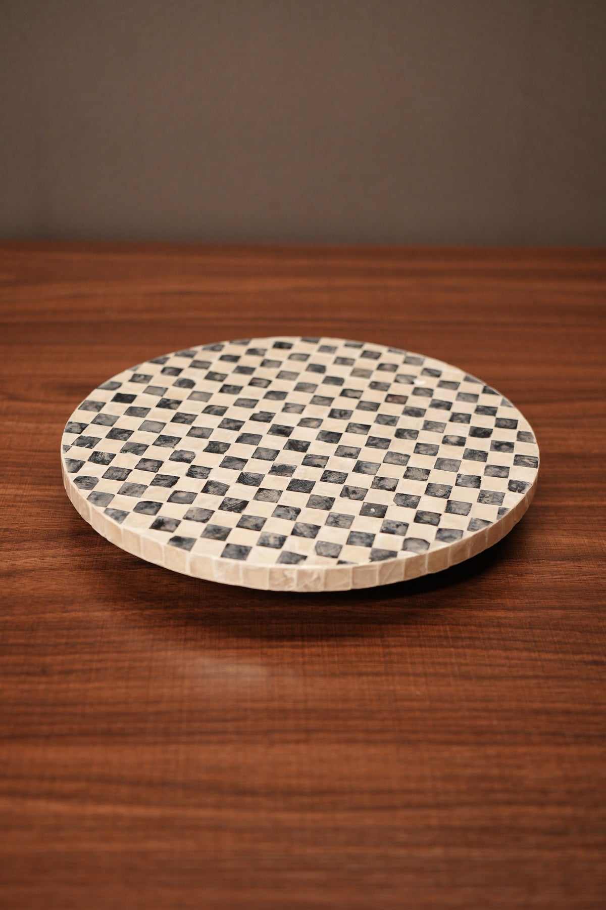 Checkered Rotating Tray