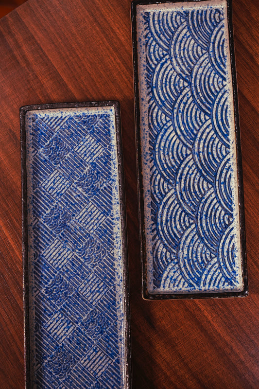 Indigo Rectangular Platter