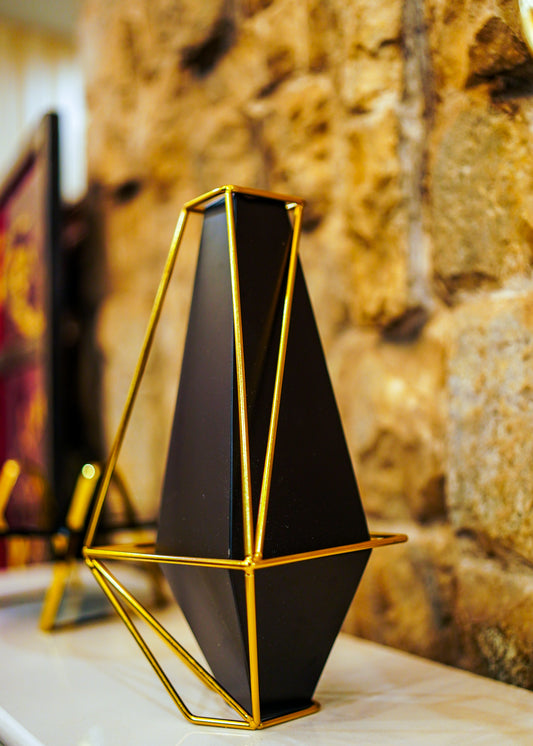 Porcelain Black Vase