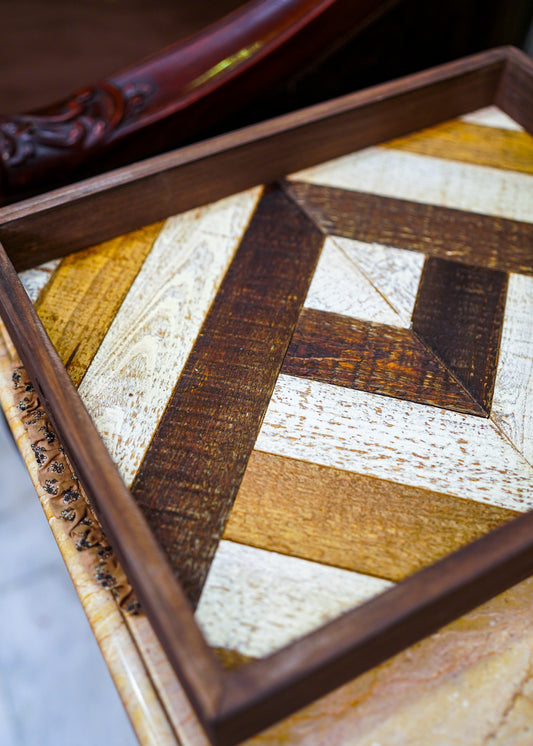 Walnut Panel Tray