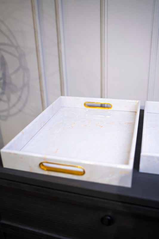 Marble Finish Tray