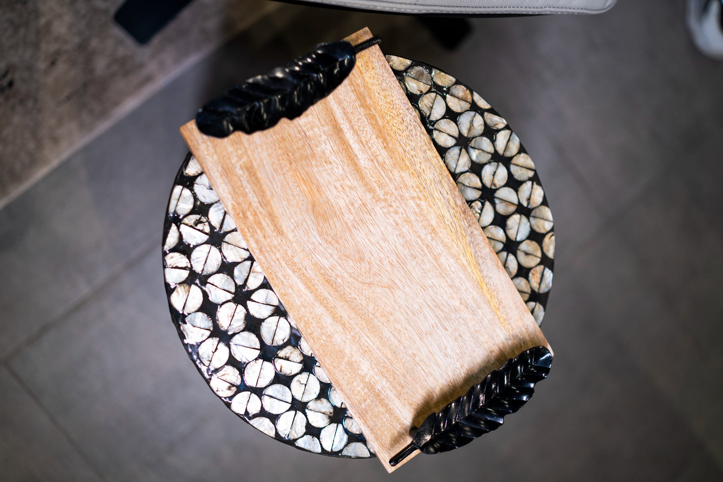 Leaf Wooden Platter
