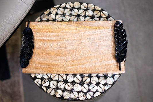 Leaf Wooden Platter