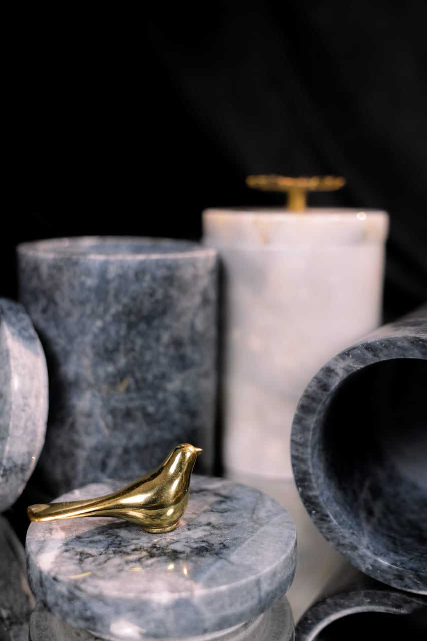 Luxe Marble Jar