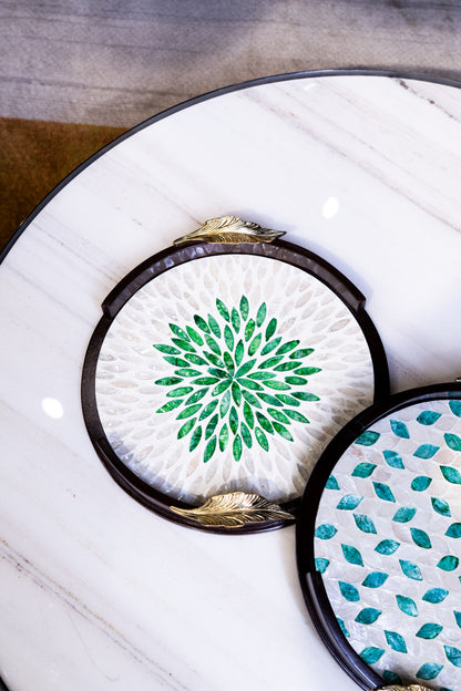 Jade Tray in Sheesham Mother of Pearl