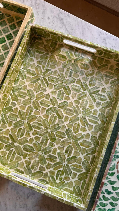 Sage Mother of Pearl Tray