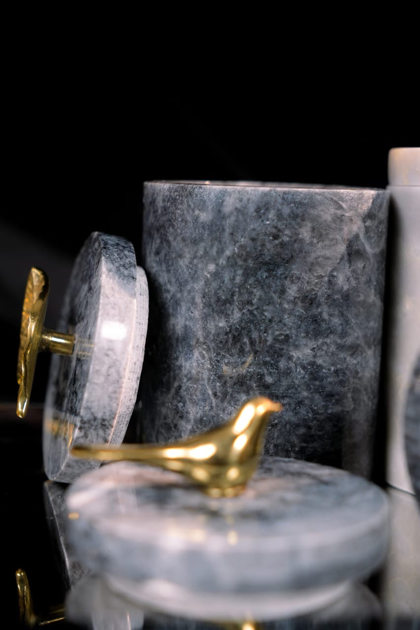 Luxe Marble Jar