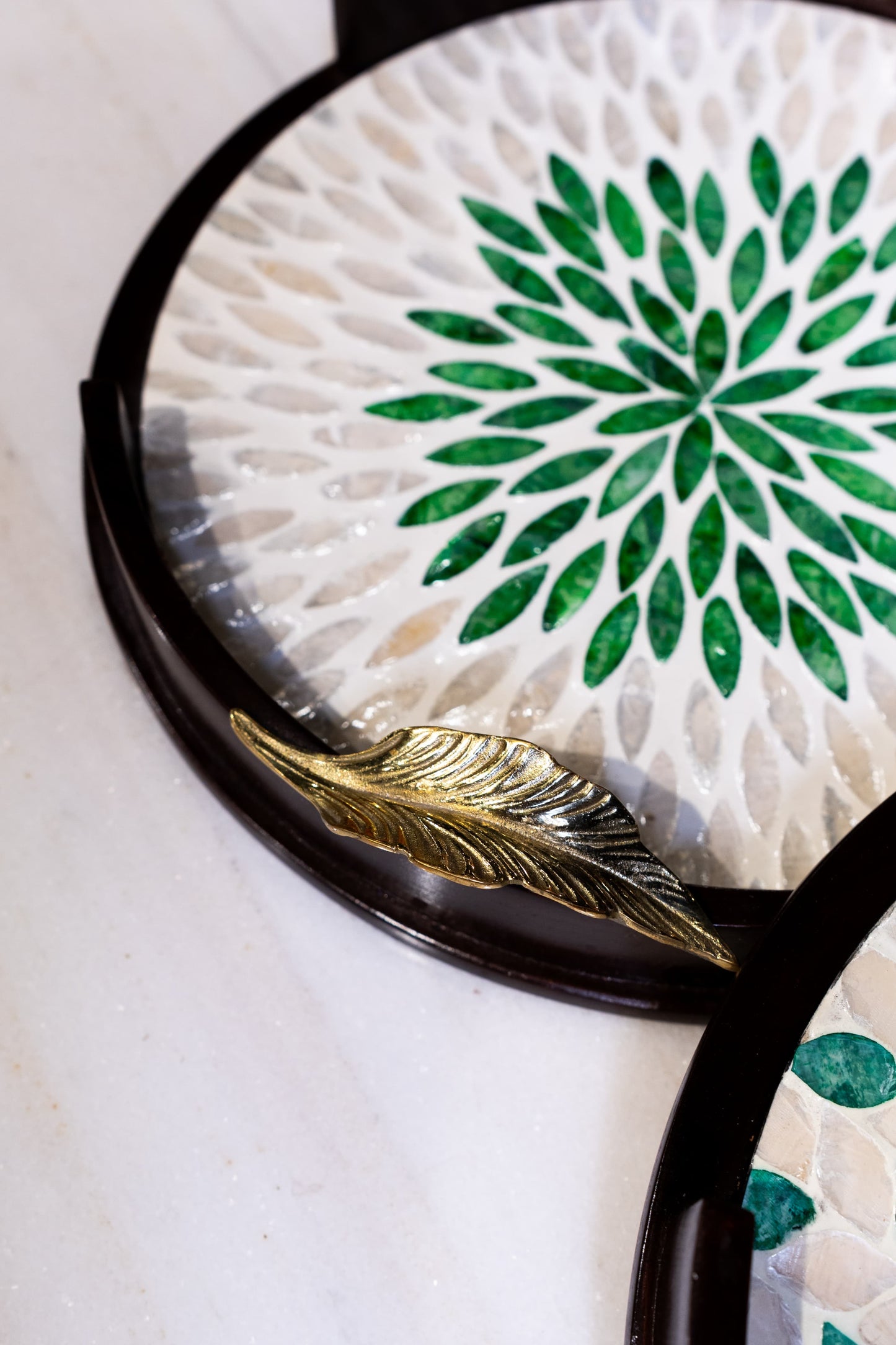 Jade Tray in Sheesham Mother of Pearl