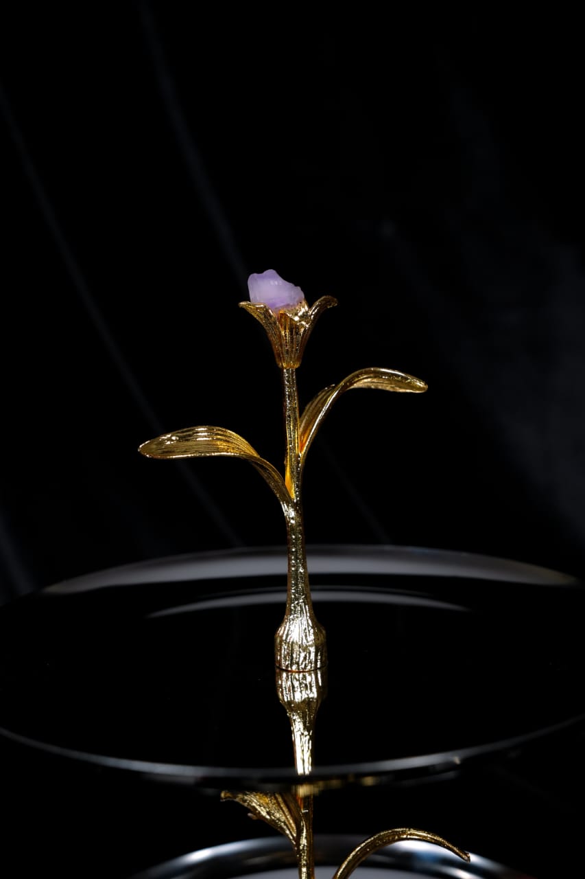 Midnight Bloom Two Tier Stand