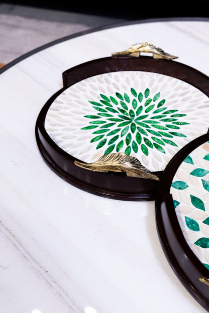Jade Tray in Sheesham Mother of Pearl