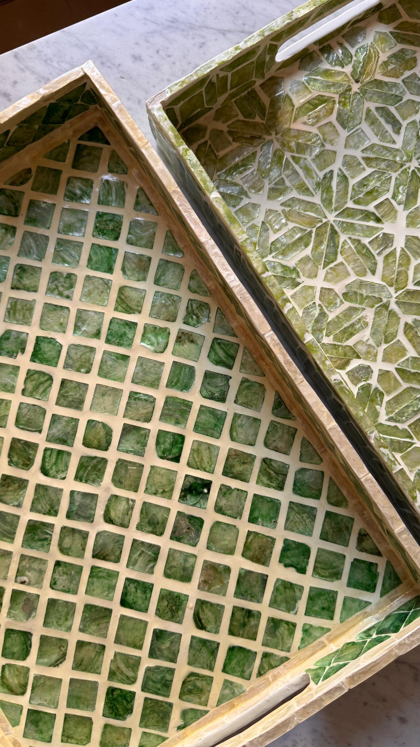 Cypress Mother of Pearl Tray