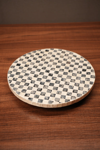 Checkered Rotating Tray