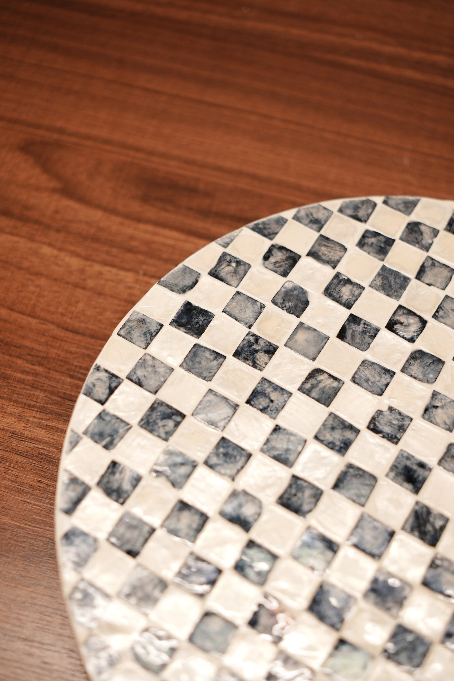 Checkered Rotating Tray