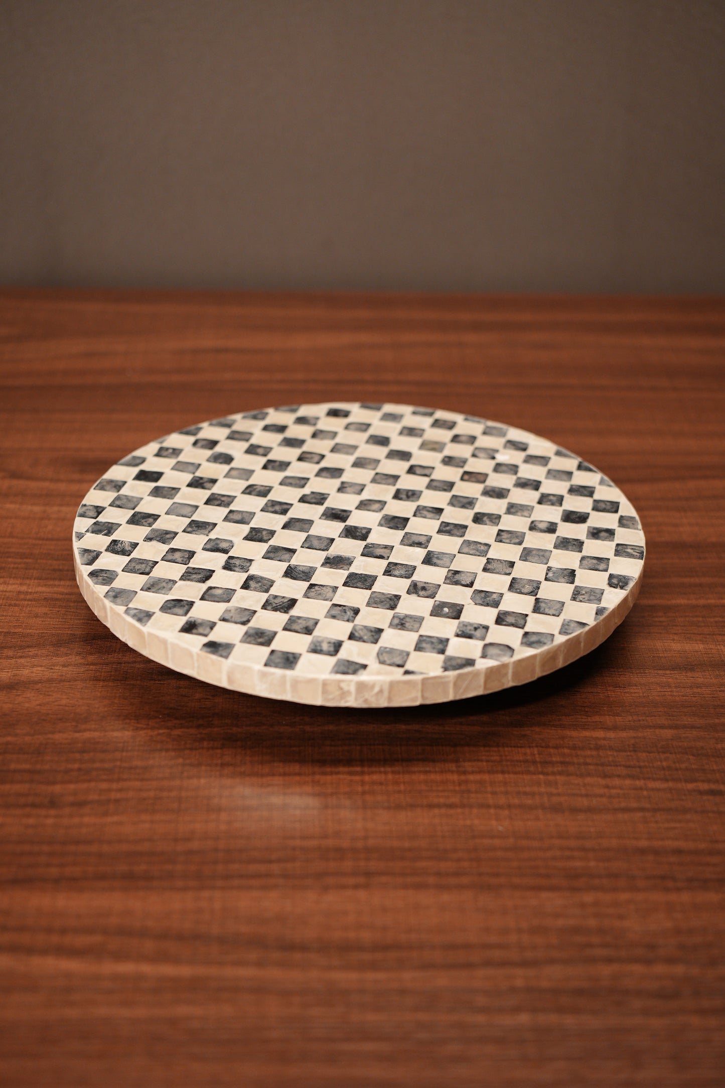 Checkered Rotating Tray