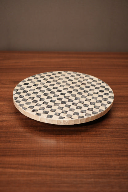 Checkered Rotating Tray