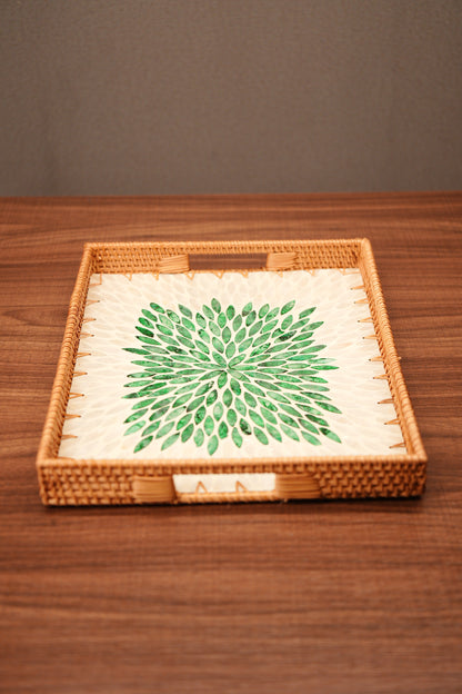 Jade Ratan Tray