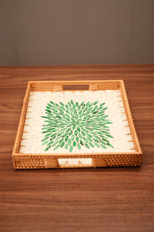 Jade Ratan Tray