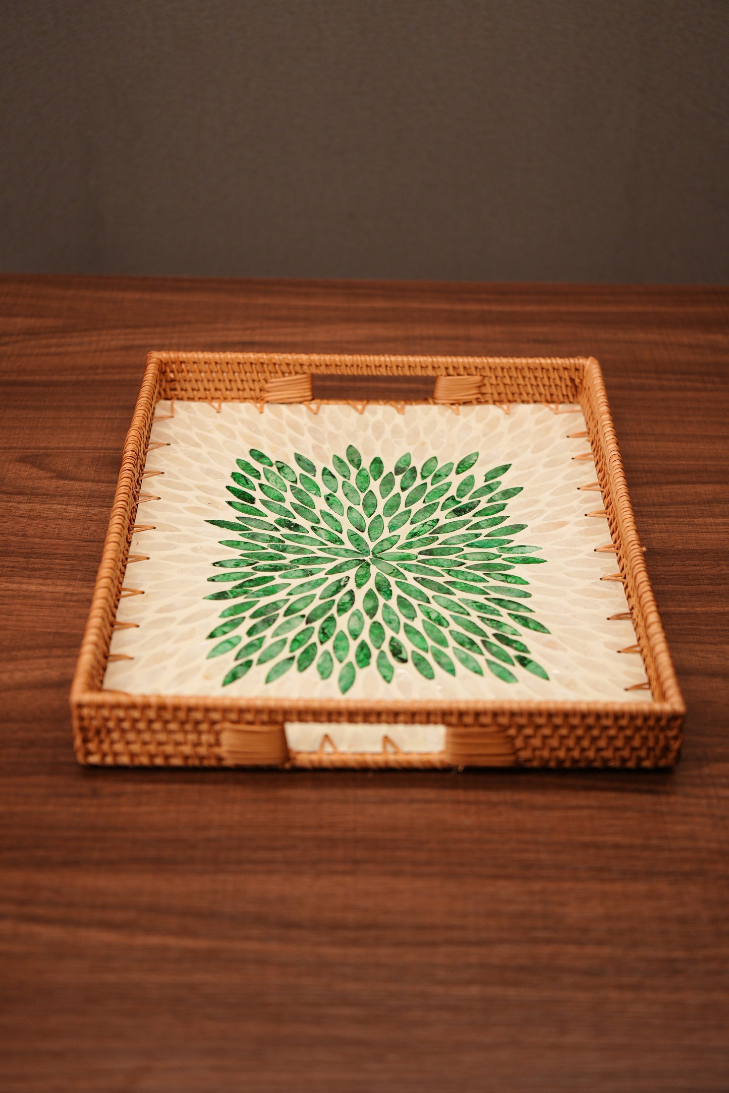 Jade Ratan Tray