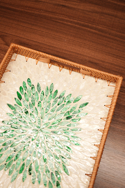 Jade Ratan Tray