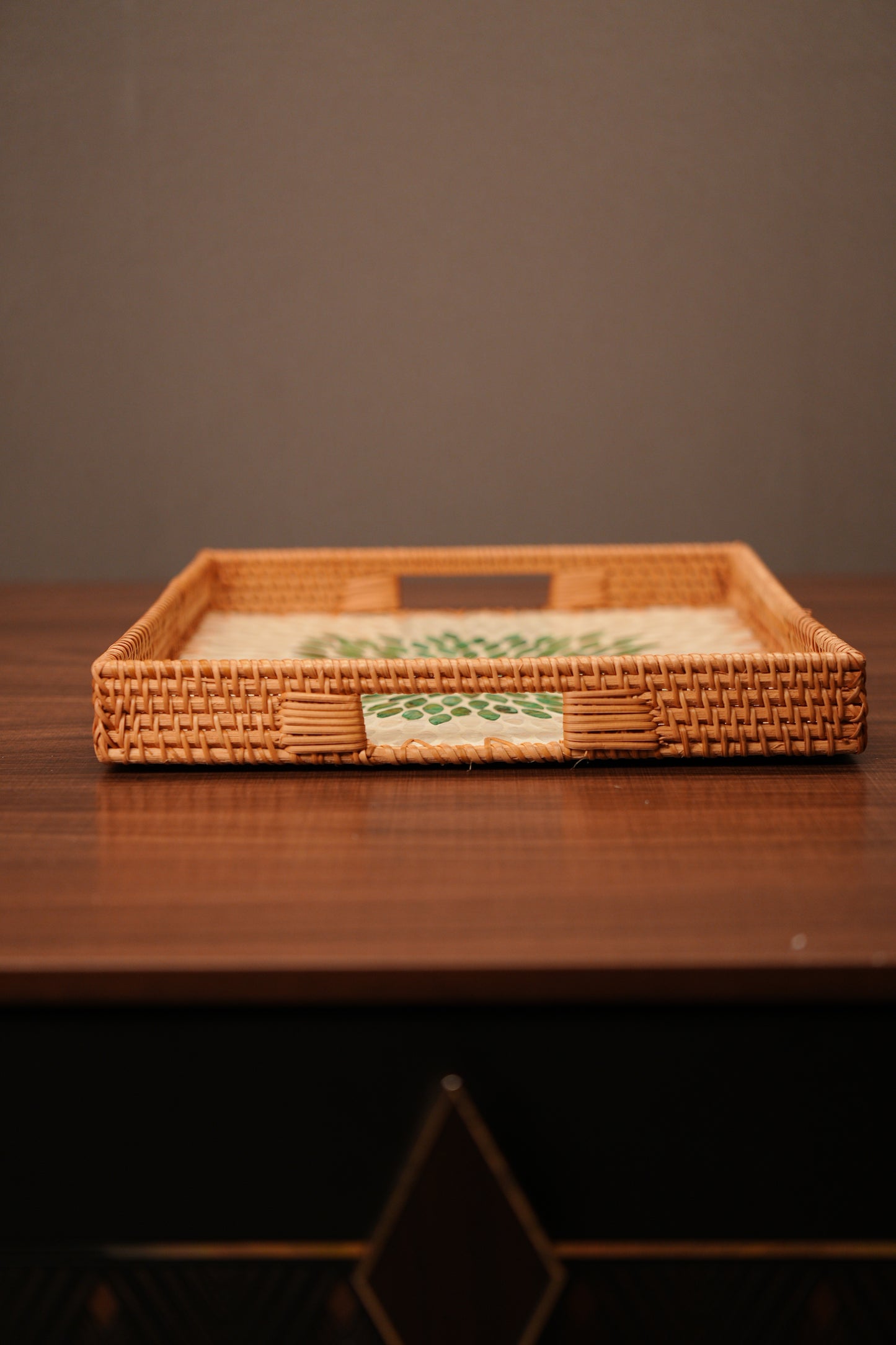 Jade Ratan Tray