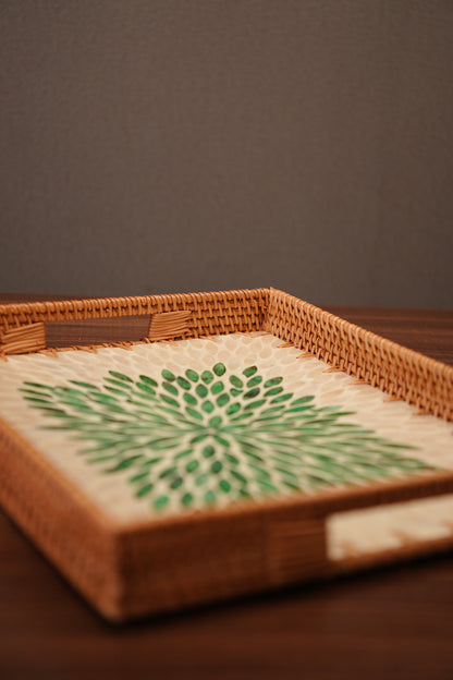 Jade Ratan Tray
