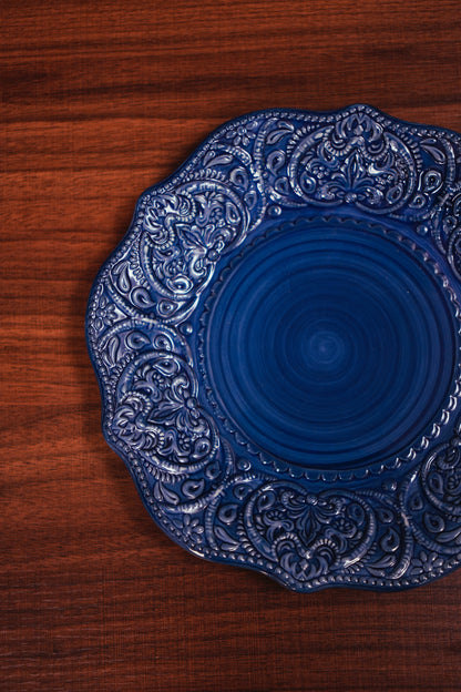 Cobalt Ceramic Platter