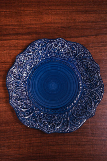 Cobalt Ceramic Platter