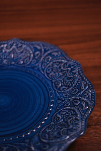 Cobalt Ceramic Platter