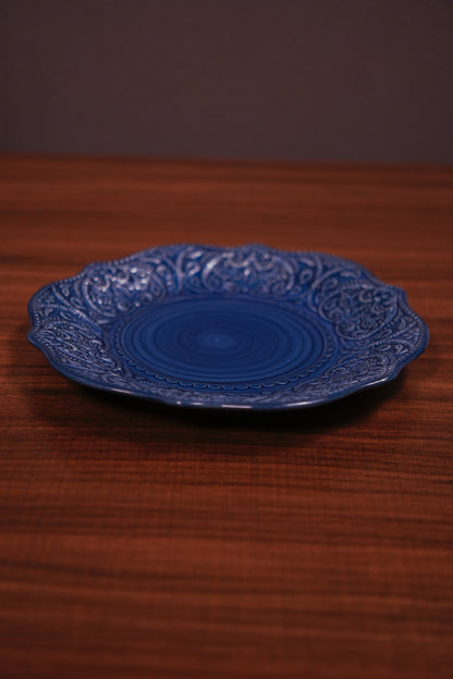 Cobalt Ceramic Platter
