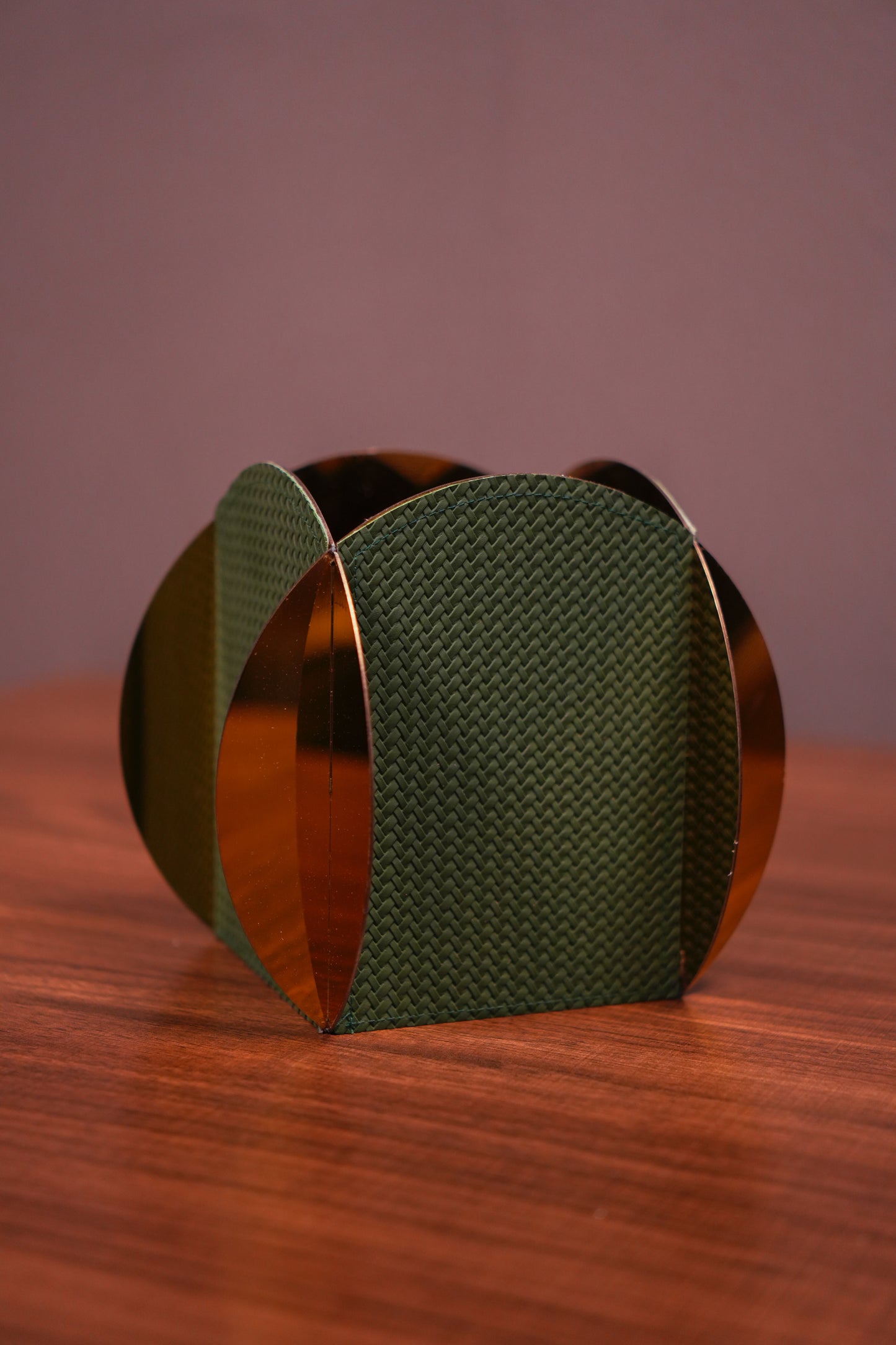 Leather Vase