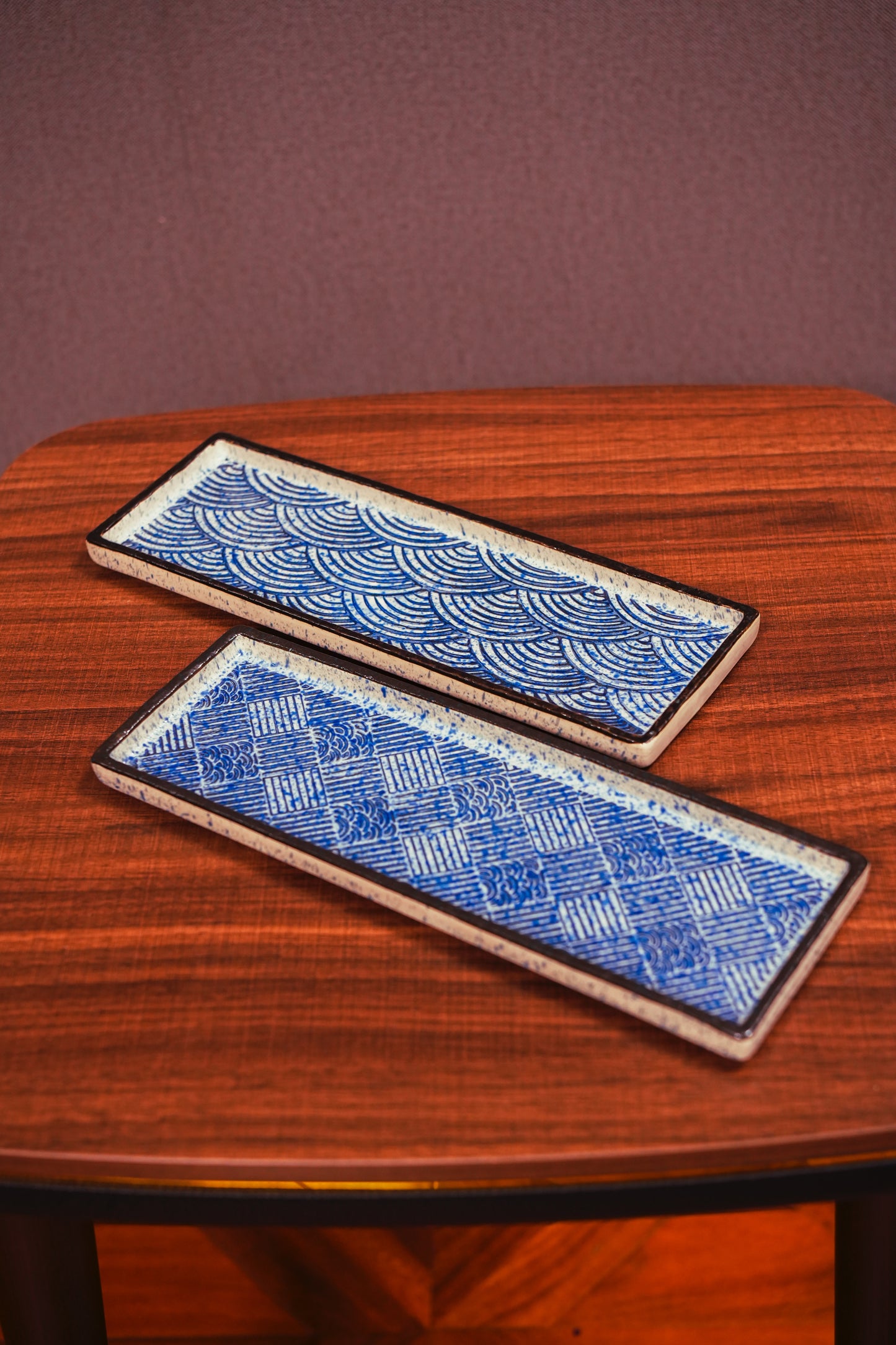 Indigo Rectangular Platter