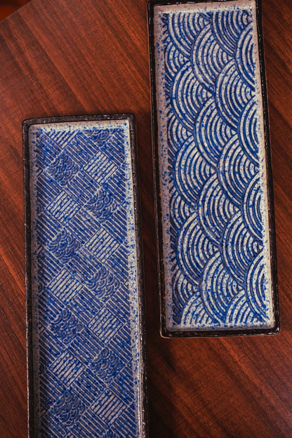 Indigo Rectangular Platter