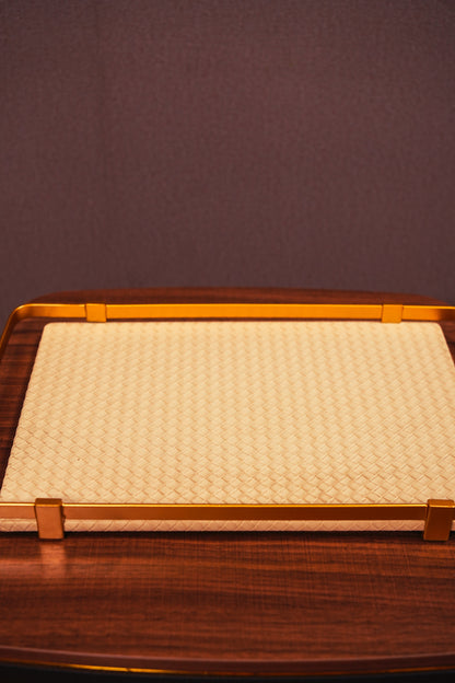 Leather Knot Tray