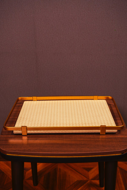 Leather Knot Tray