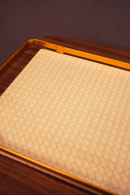Leather Knot Tray