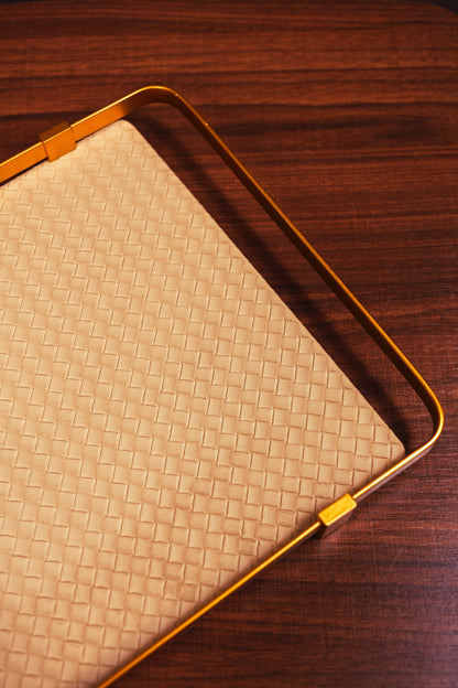 Leather Knot Tray