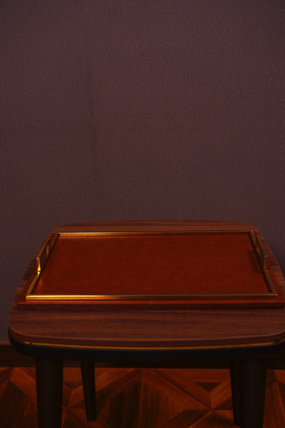 Brown Leather Tray