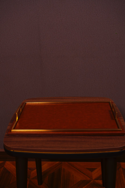 Brown Leather Tray