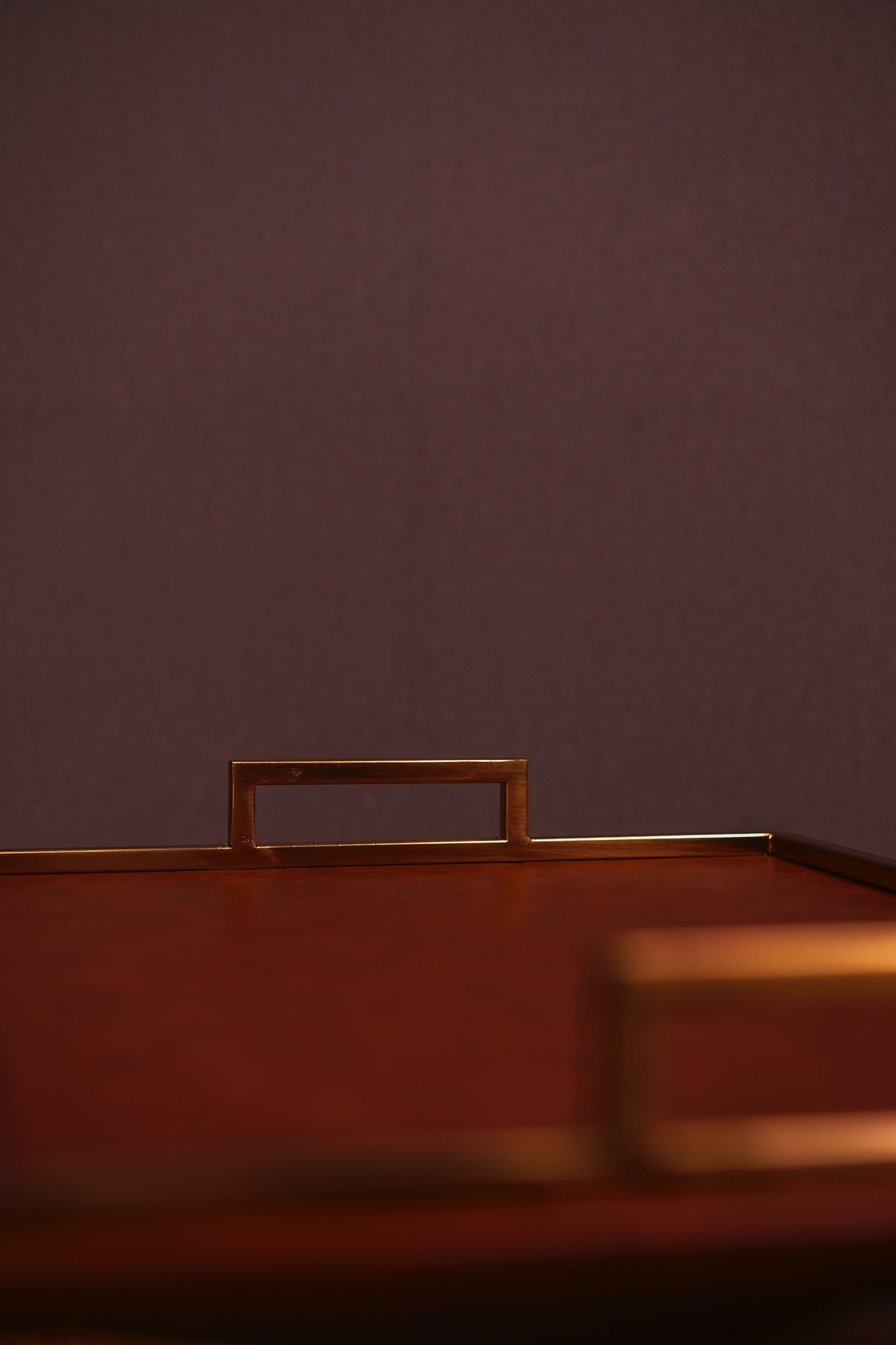 Brown Leather Tray