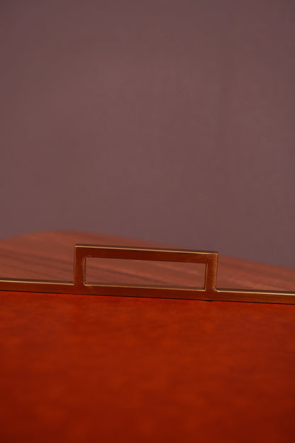Brown Leather Tray