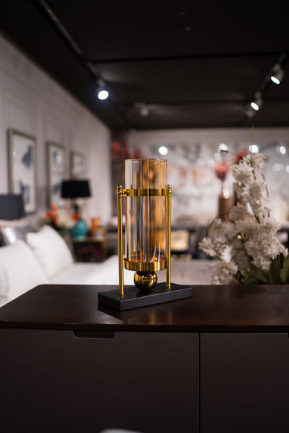 Amber Glow Vase