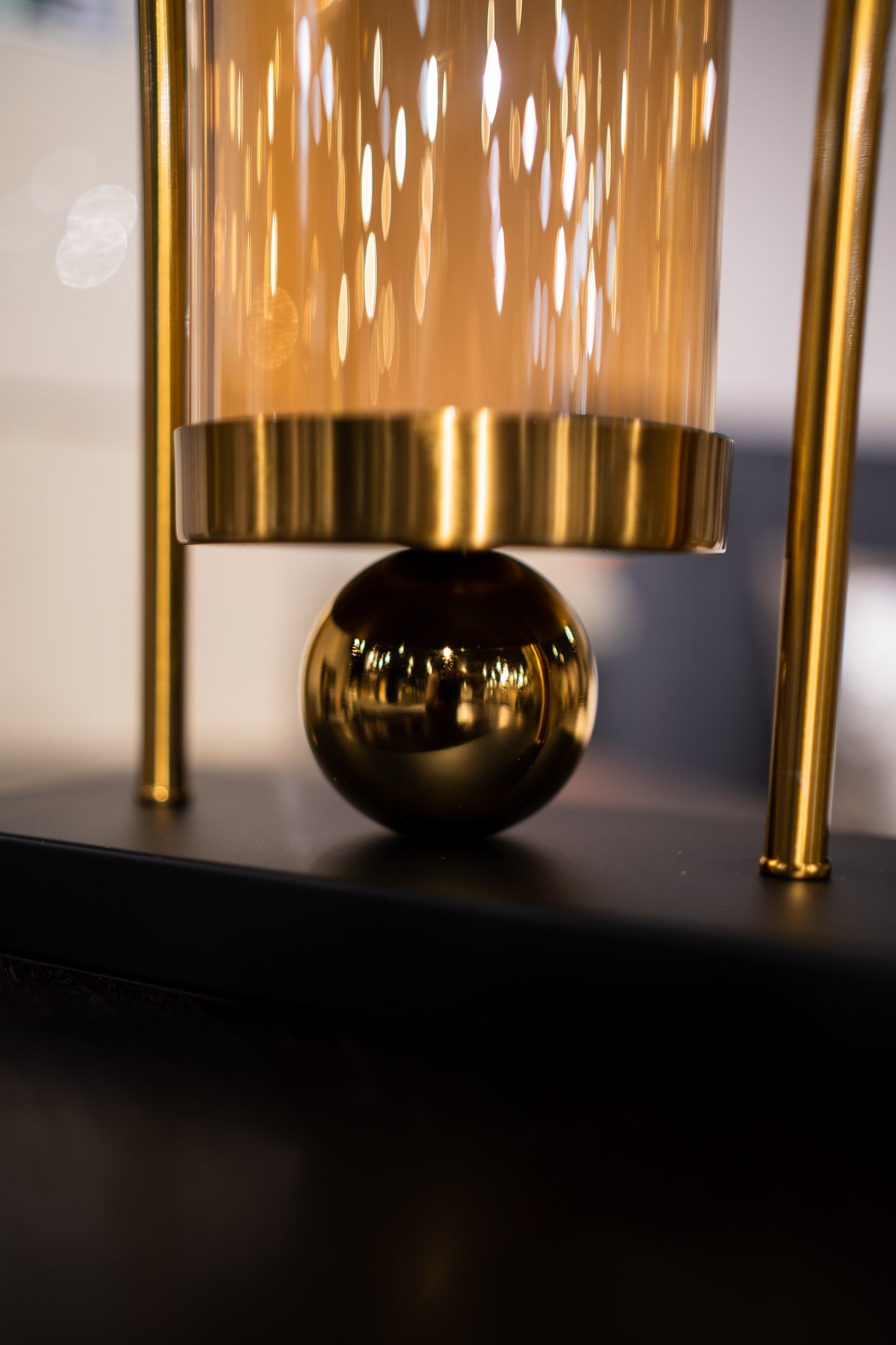 Amber Glow Vase