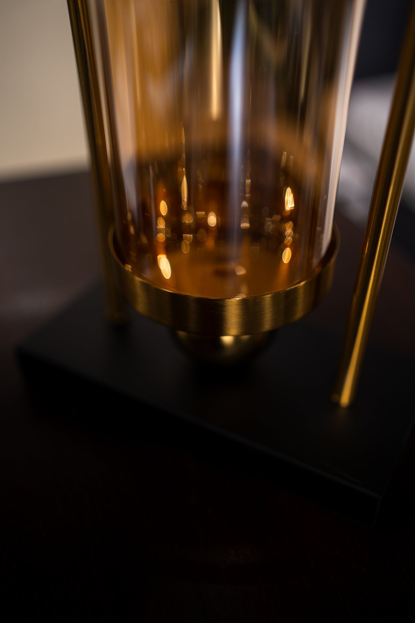 Amber Glow Vase