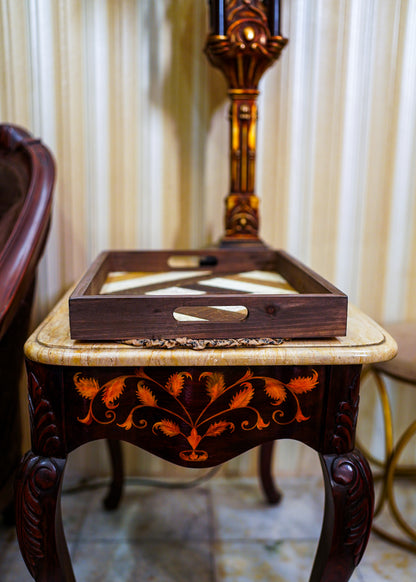 Walnut Panel Tray