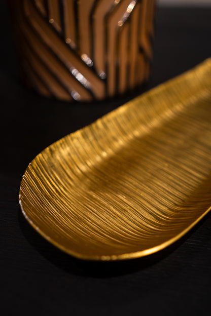 Luna Platter Gold