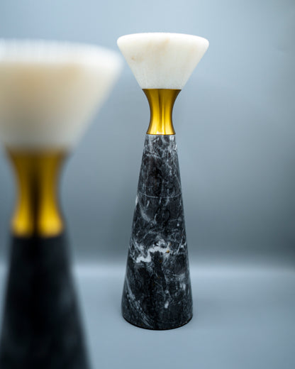 Marble Carrera Candle Stand
