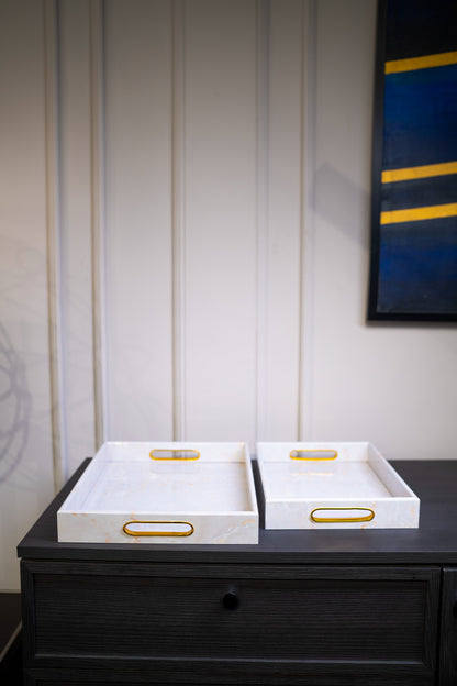 Marble Finish Tray