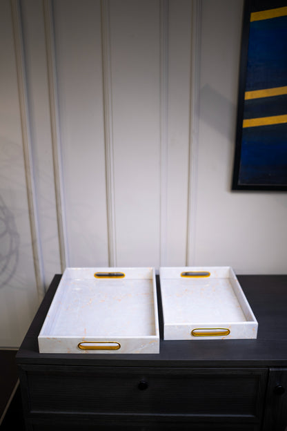 Marble Finish Tray