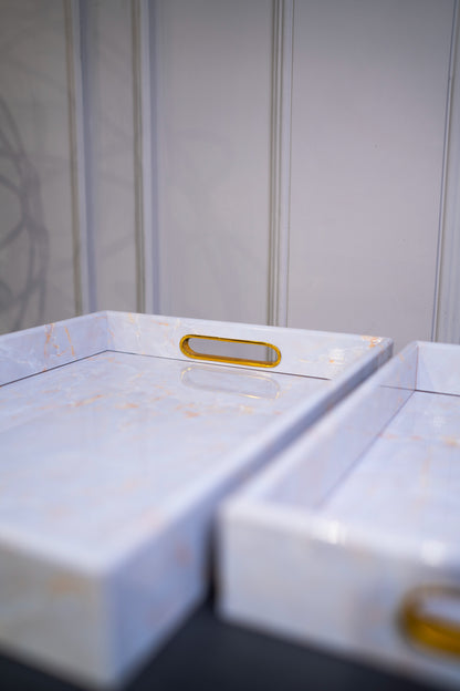 Marble Finish Tray